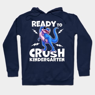 I'm Ready To Crush Kindergarten Dinosaur Back To School Kids Hoodie